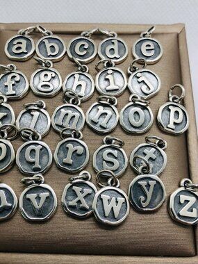 James Avery Vintage Type Initial Charm